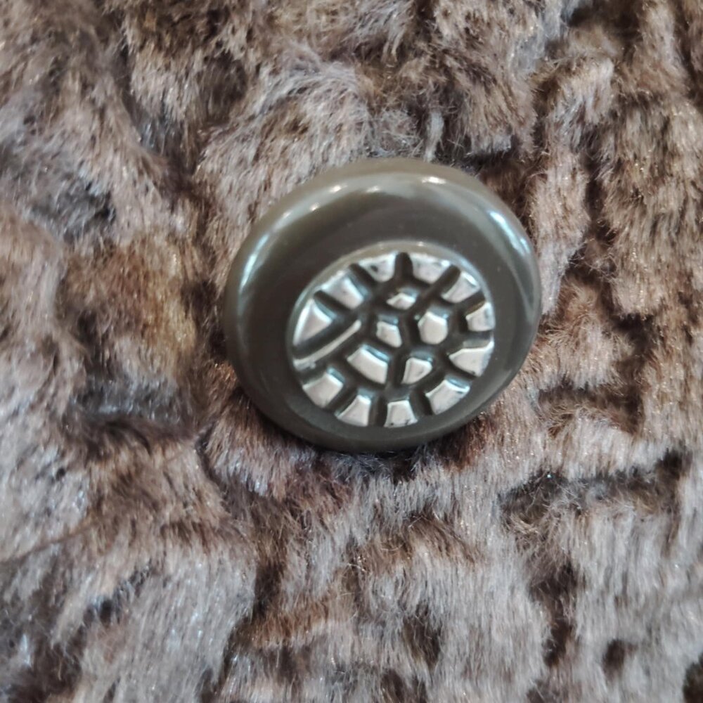 ITEM HOUSE Faux Astrakhan Lamb Fur Coat Vintage Size S (?)t - Picture 4 of 5